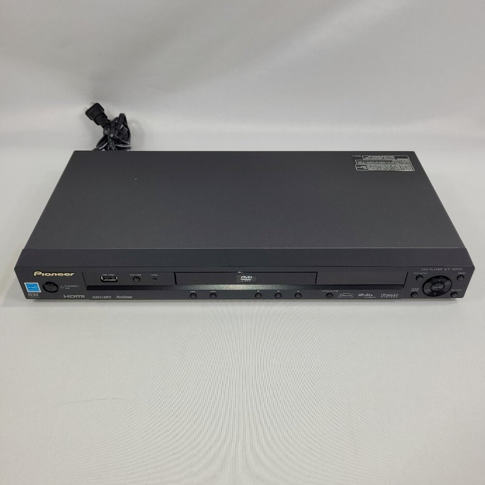 Pioneer DV-400V DVD Player USB DivX WMV/MP3 NO REMOTE